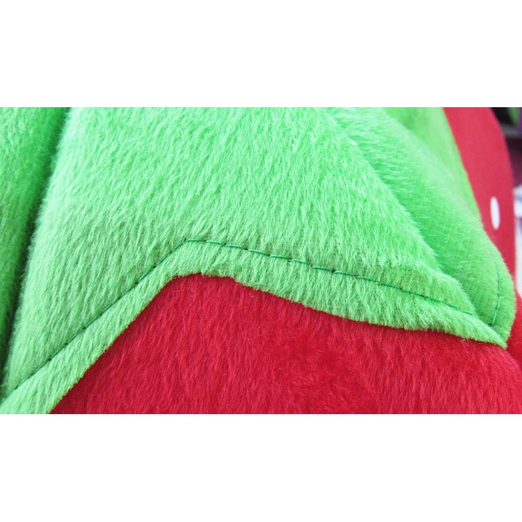 Strawberry Fluff Foldable Dog Bed House, L: 36 x 36 x 38cm - Red-3