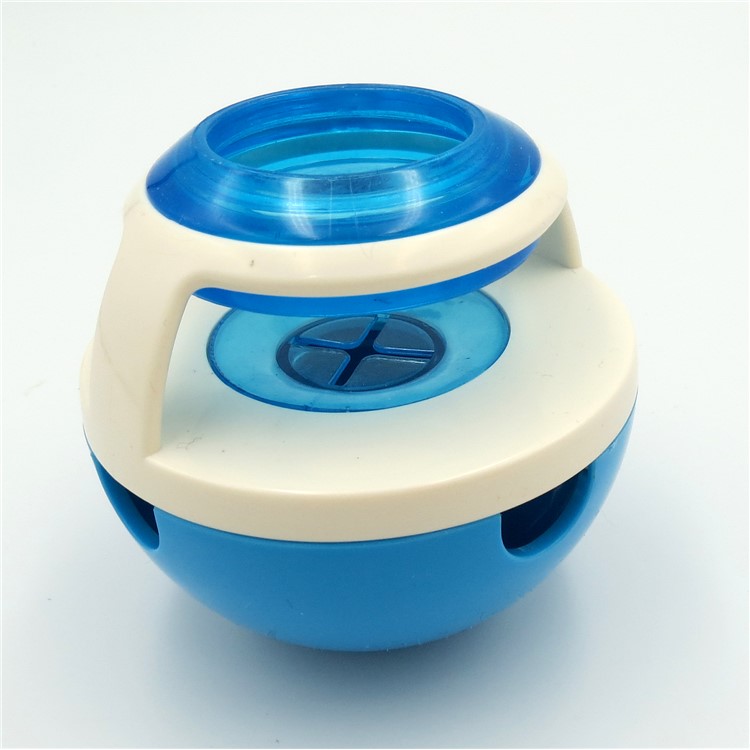 Tumbler Shaped Leaky Food Ball Funny Pet Dog Puppy Food Dispenser - Blue-5