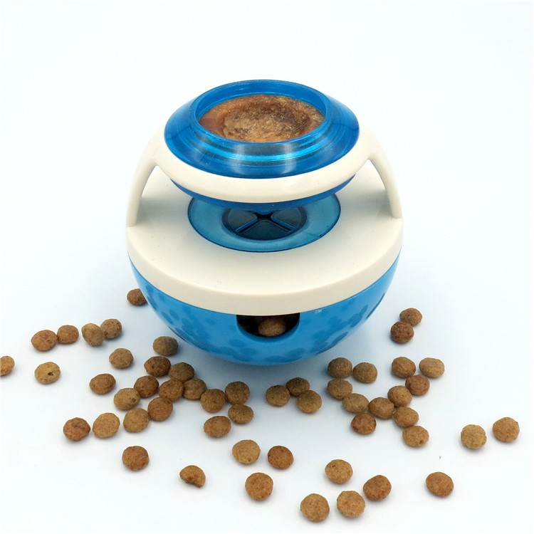 Tumbler Shaped Leaky Food Ball Funny Pet Dog Puppy Food Dispenser - Blue-7