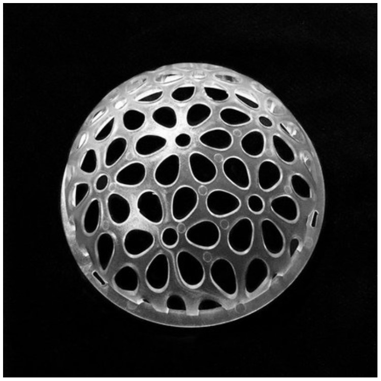 17cm Transparent Acrylic Breathable Dome Cover for Pet Carrier Bag - Multiple Holes-3