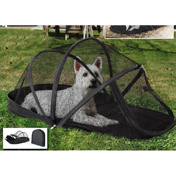 Portable Polyester Outdoors Folding Dog Cage Fence Pet House Tent Dome for Small Cats and Dogs-1