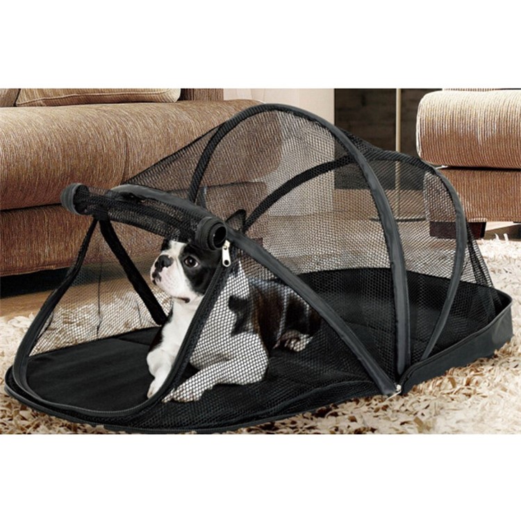 Portable Polyester Outdoors Folding Dog Cage Fence Pet House Tent Dome for Small Cats and Dogs-2