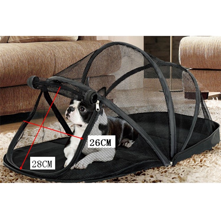 Portable Polyester Outdoors Folding Dog Cage Fence Pet House Tent Dome for Small Cats and Dogs-4