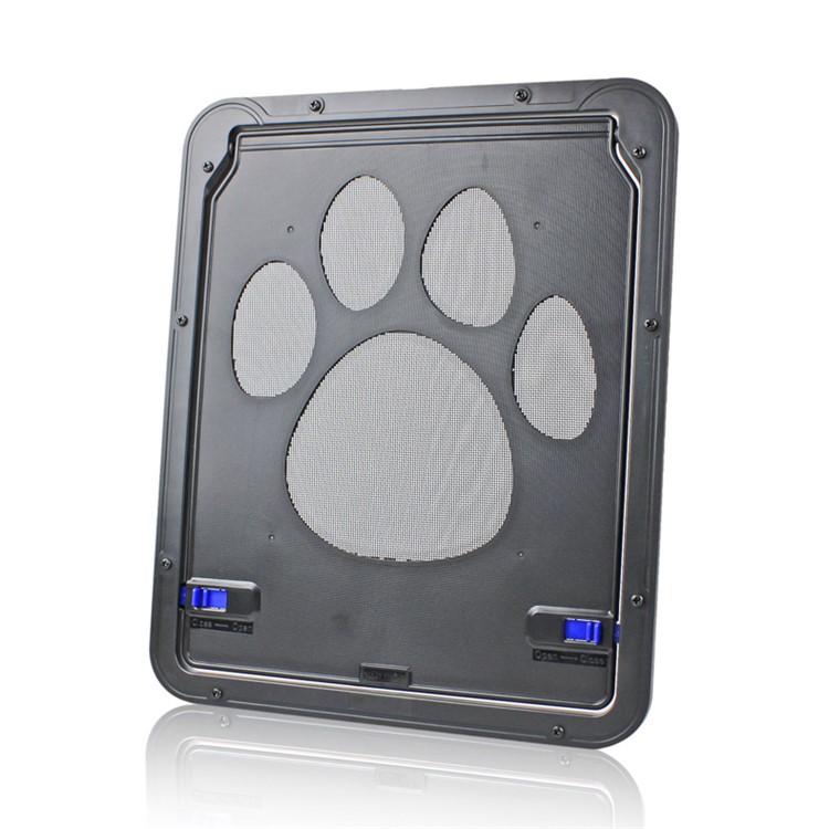 Claw Print Design Magnetic Pet Screen Door Window for Small Cat Dog-3