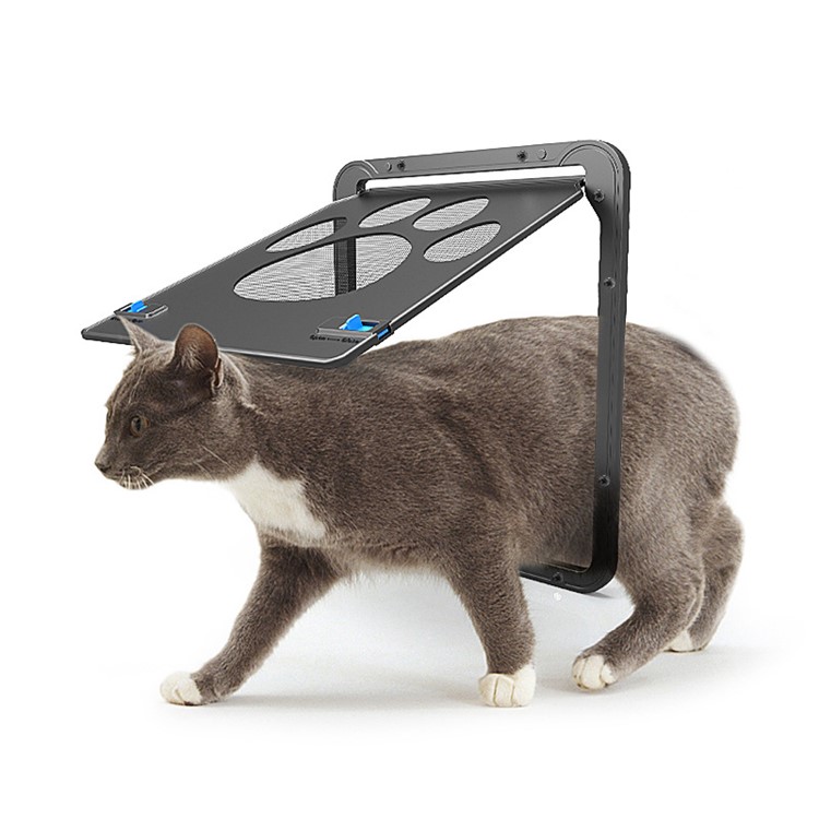 Claw Print Design Magnetic Pet Screen Door Window for Small Cat Dog-5