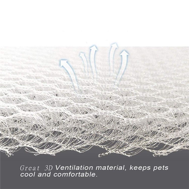 Detachable and Washable Ice Silk Mat for Pet - Leaf Pattern-3