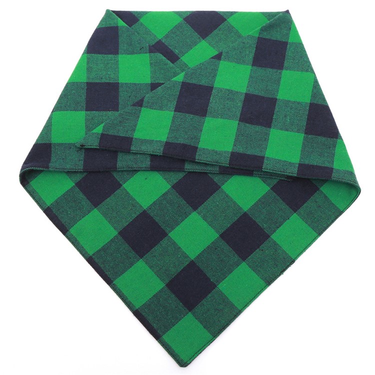 LEMONDA Dog Bandana Classic Plaid Pet Bandana Scarf Triangle Bib Kerchief, Size: 70 x 48 x 48cm-2
