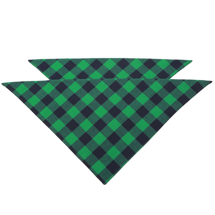 LEMONDA Dog Bandana Classic Plaid Pet Bandana Scarf Triangle Bib Kerchief, Size: 70 x 48 x 48cm-3