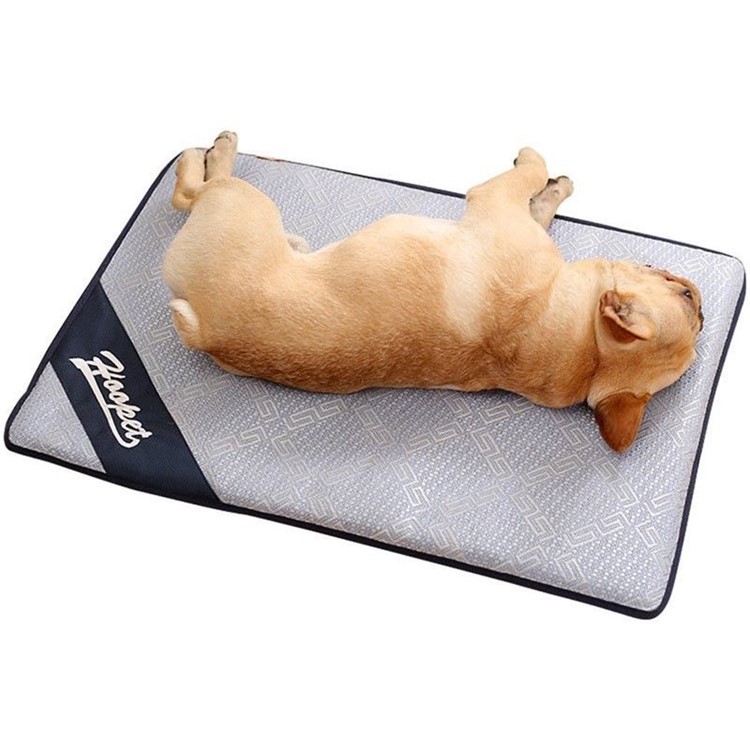 Pet Dog Summer Cooling Mat Anti-slip Ice Rattan Pad Cushion 70x50cm-2