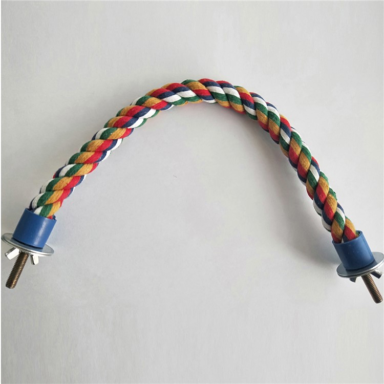 40cm Knot Climbing Rope Chewing Toys for Parrot and Other Birds-1