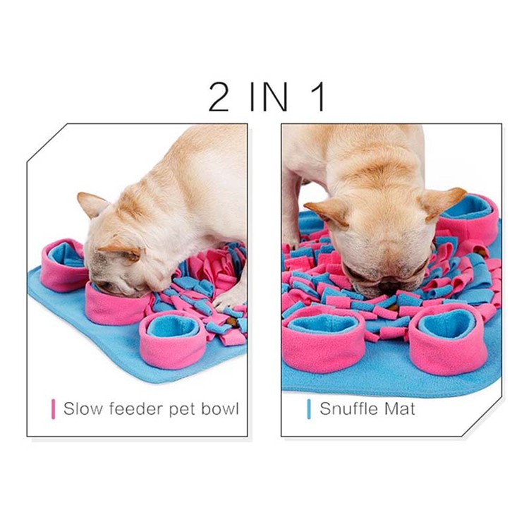 YEAKOO Dog Snuffle Mat Feeding Mat Nosework Blanket Dog Training Mat-5