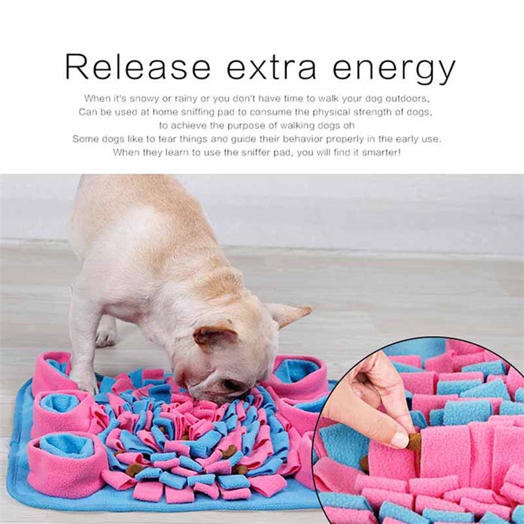 YEAKOO Dog Snuffle Mat Feeding Mat Nosework Blanket Dog Training Mat-6