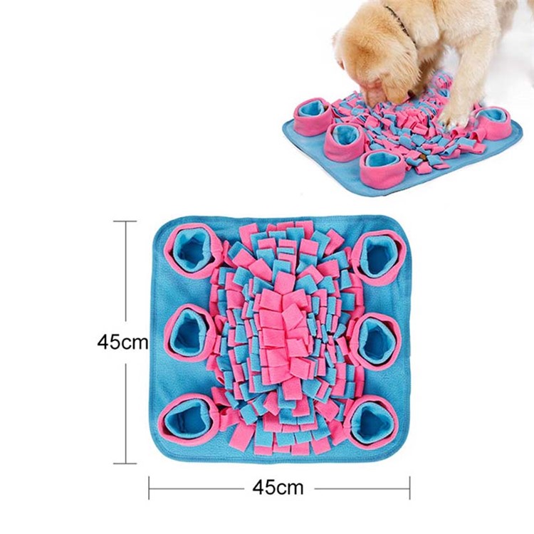 YEAKOO Dog Snuffle Mat Feeding Mat Nosework Blanket Dog Training Mat-8