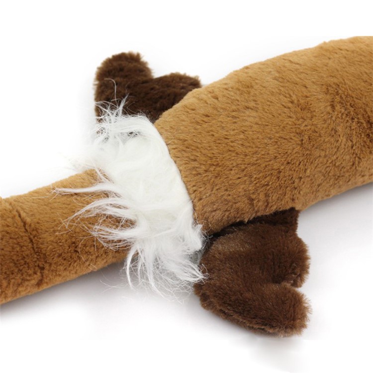 Cute Plush Toys Squeak for Pet Squeaky Animal Shaped Toy Dog Cat Toy - Brown-2