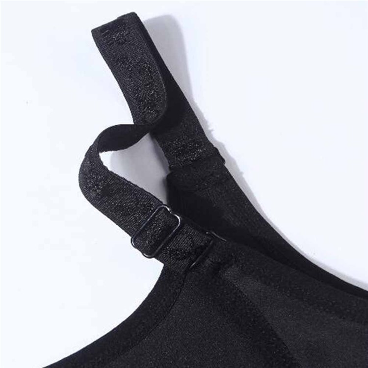 New Women Waist Trainer Cincher Control Body Shaper Underbust Sport Slimming Adjustable Shoulder Straps Ultra Sweat Shapers - Black / Size: L-10