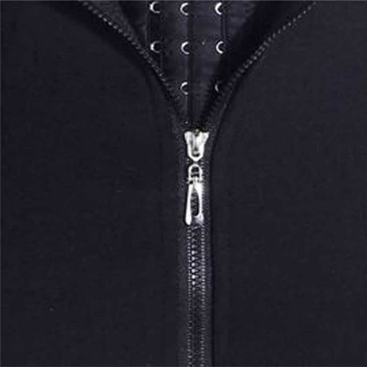 New Women Waist Trainer Cincher Control Body Shaper Underbust Sport Slimming Adjustable Shoulder Straps Ultra Sweat Shapers - Black / Size: L-11