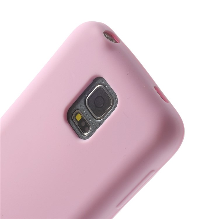 Silicone Shell Case for Samsung Galaxy S5 mini G800 - Pink-5