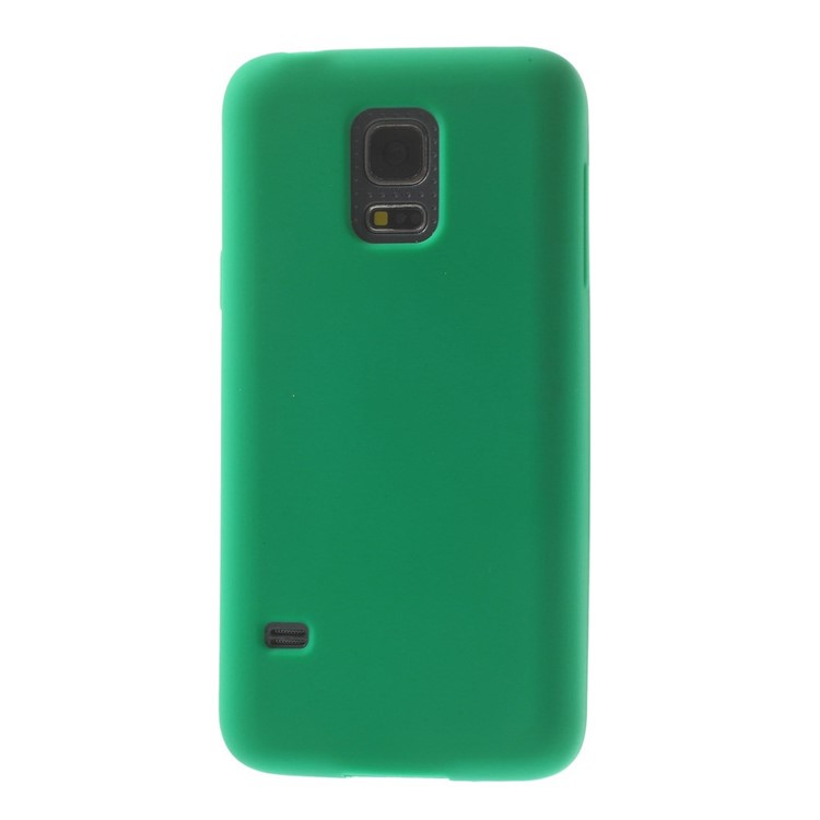 Silicone Gel Cover for Samsung Galaxy S5 mini G800 - Green-2