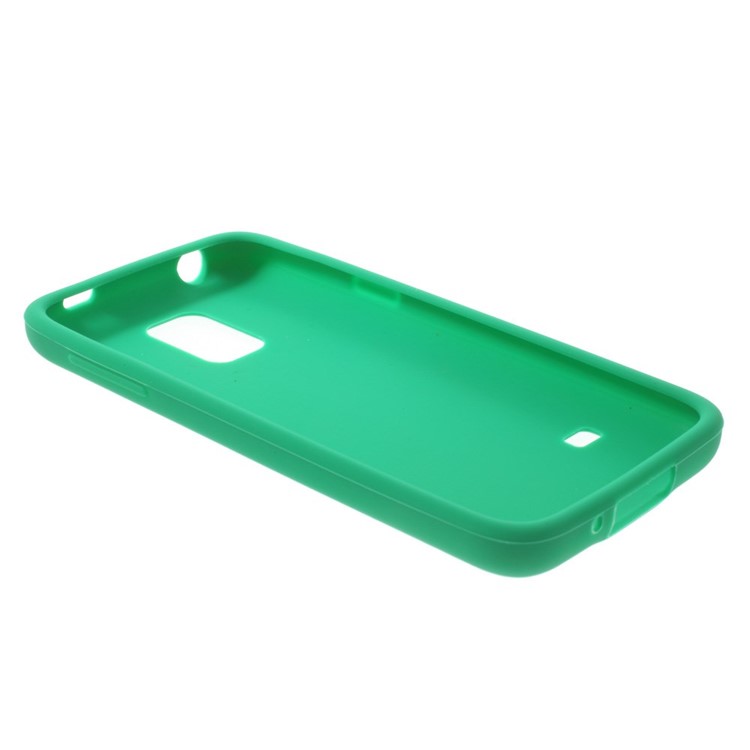 Silicone Gel Cover for Samsung Galaxy S5 mini G800 - Green-6