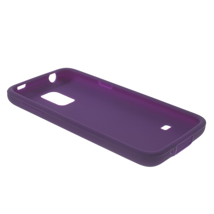 Silicone Gel Shell for Samsung Galaxy S5 mini G800 - Purple-6