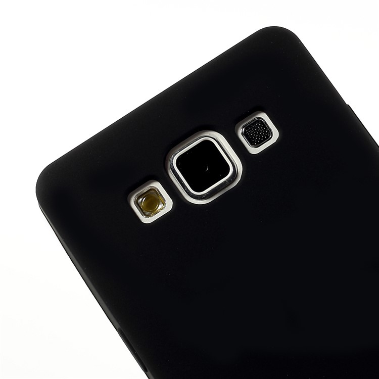Soft Silicone Back Case for Samsung Galaxy A5 SM-A500F - Black-3
