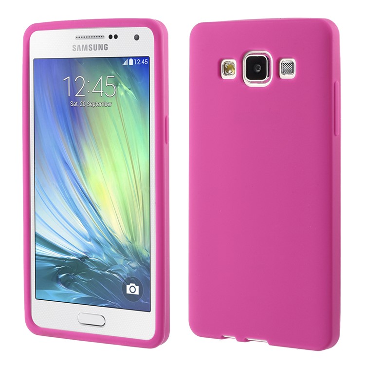 Soft Silicone Protective Shell for Samsung Galaxy A5 SM-A500F - Rose-1