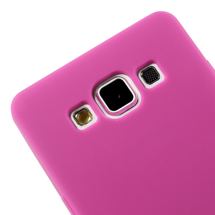 Soft Silicone Protective Shell for Samsung Galaxy A5 SM-A500F - Rose-3