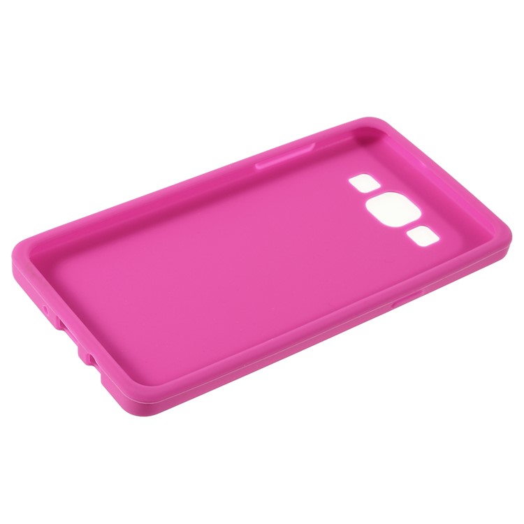 Soft Silicone Protective Shell for Samsung Galaxy A5 SM-A500F - Rose-5