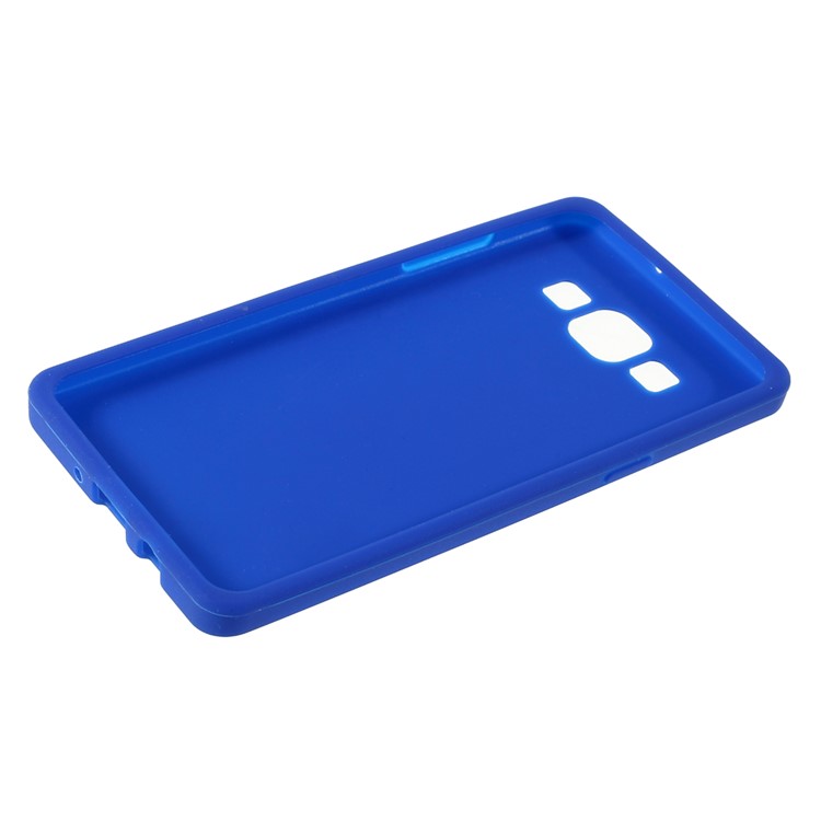 Flexible Silicone Protective Cover for Samsung Galaxy A5 SM-A500F - Deep Blue-5