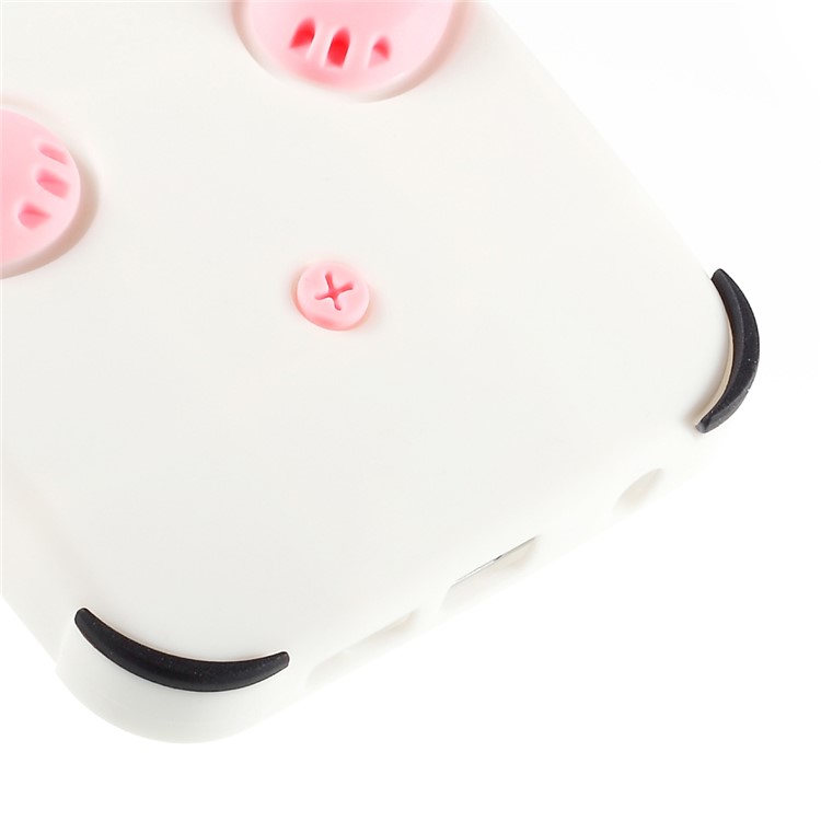 3D Panda Silicone Cover for Samsung Galaxy S6 G920 - Pink-5