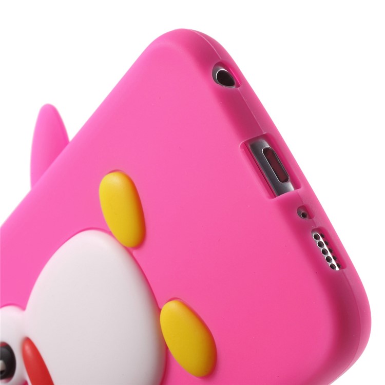 Cute 3D Penguin Soft Silicone Back Case for Samsung Galaxy S6 G920 - Rose-6