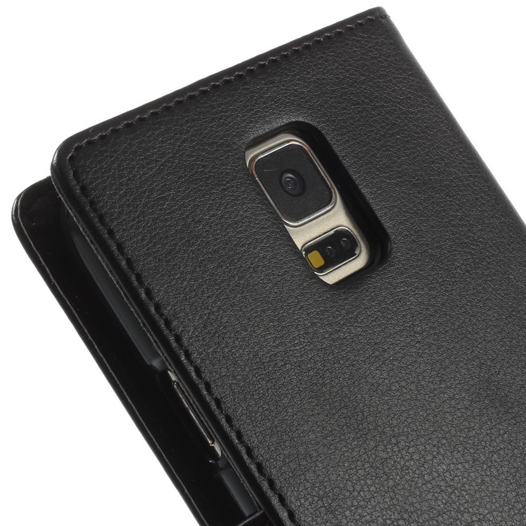 Mercury GOOSPERY Rich Diary Leather Wallet Case for Samsung Galaxy S5 G900 / S5 Neo - Black-7
