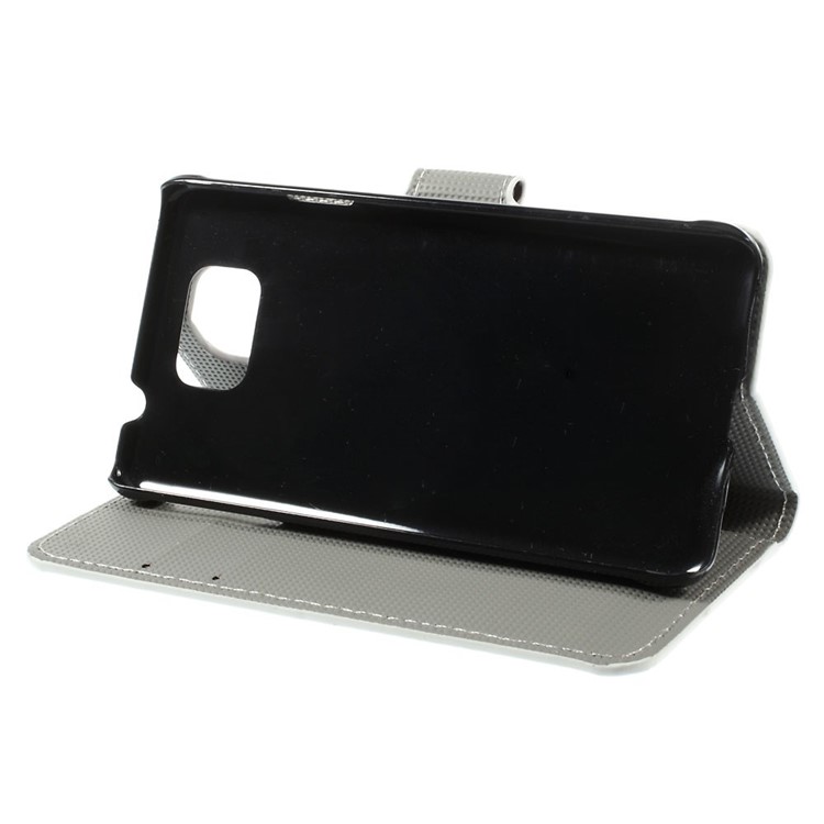 Sleeping Owl for Samsung Galaxy Alpha G850F G850A Stand Leather Wallet Shell-4