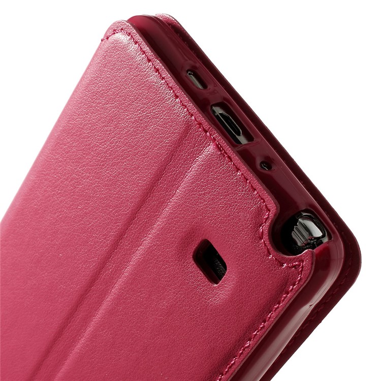 Roar Korea Noble View Leather Card Slot Cover for Samsung Galaxy Note 4 N910 - Rose-9