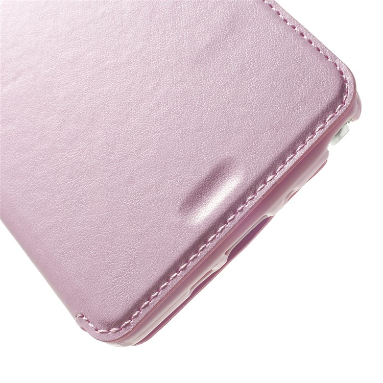 Roar Korea Noble View Leather Card Slot Cover for Samsung Galaxy Note 4 N910 - Pink-7