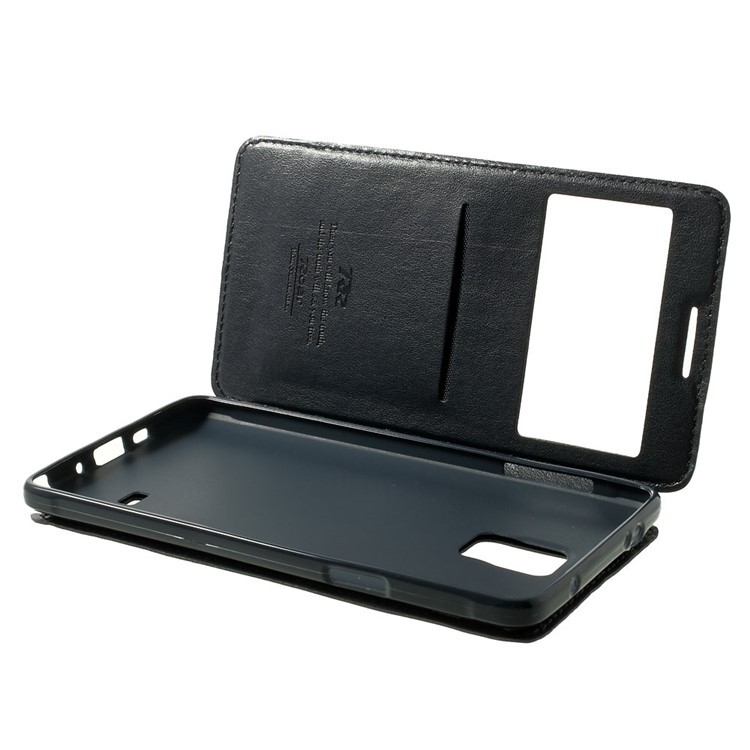 Roar Korea Noble View Leather Stand Cover for Samsung Galaxy Note 4 N910 - Deep Blue-10