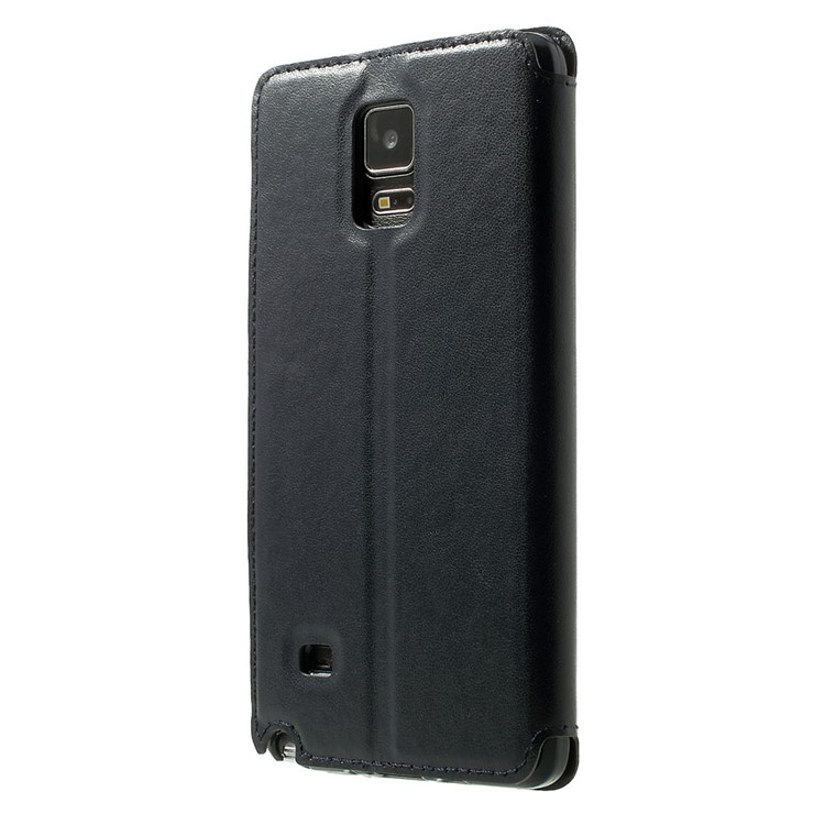 Roar Korea Noble View Leather Stand Cover for Samsung Galaxy Note 4 N910 - Deep Blue-2
