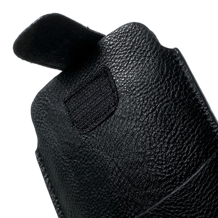 PU Leather Pouch Case w/ Card Slot for Samsung Galaxy Note 4 N910, Size: 16.5 x 9.8cm - Black-4