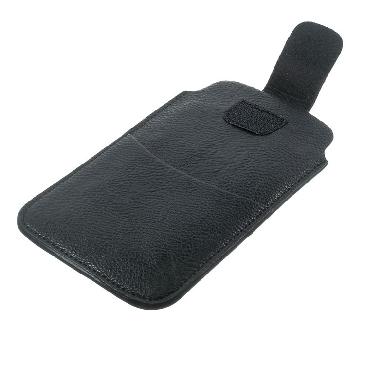 PU Leather Pouch Case w/ Card Slot for Samsung Galaxy Note 4 N910, Size: 16.5 x 9.8cm - Black-7