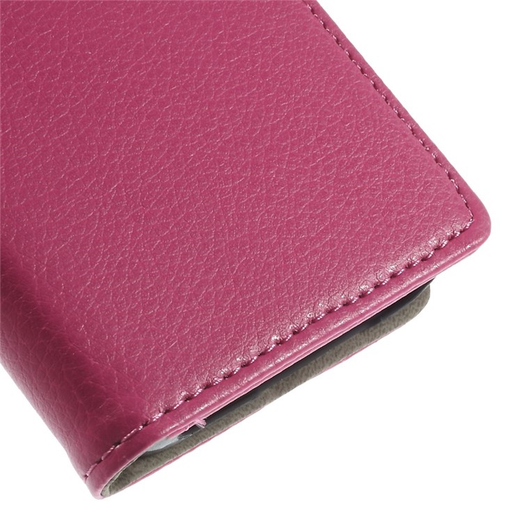 Litchi Grain Leather Wallet Case w/ Stand for Samsung Galaxy A3 SM-A300F - Rose-8