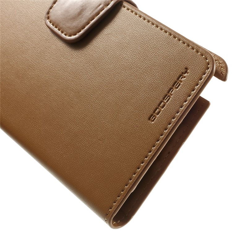 Mercury GOOSPERY Sonata Diary Leather Stand Case Accessory for Samsung Galaxy Note 4 N910 - Brown-9