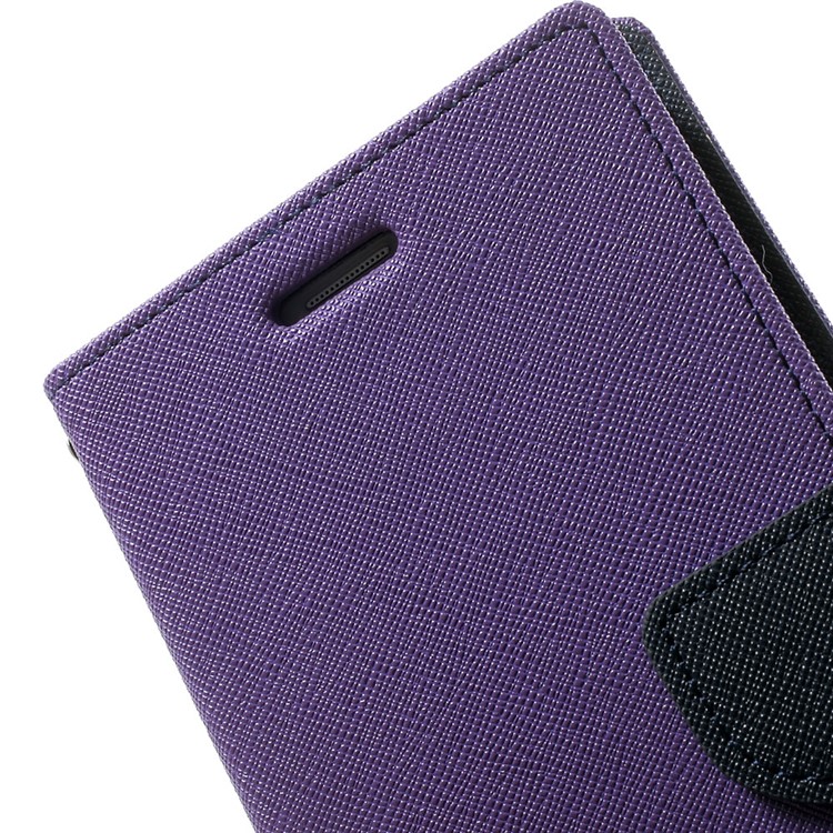 MERCURY Goospery Fancy Diary PU Leather Stand Case for Samsung Galaxy Note 4 N910 - Purple-7