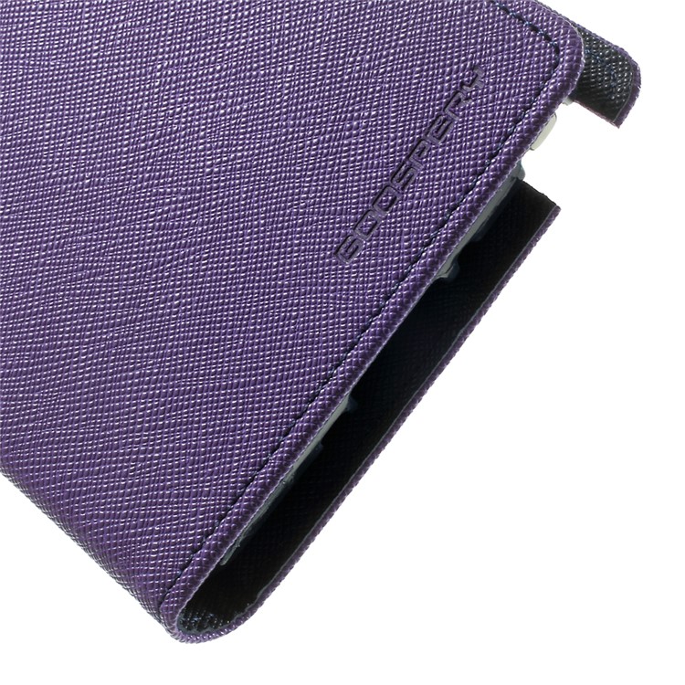 MERCURY Goospery Fancy Diary PU Leather Stand Case for Samsung Galaxy Note 4 N910 - Purple-8
