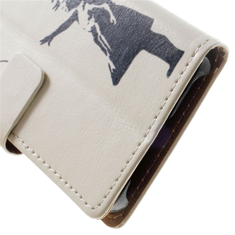 Cute Girl Flying Heart Shaped Balloon Wallet Leather Stand Case for Samsung Galaxy A3 SM-A300F-9