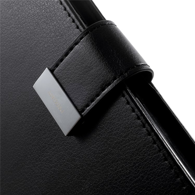 Mercury GOOSPERY Rich Diary Wallet Leather Case for Samsung Galaxy Note 4 N910 - Black-7