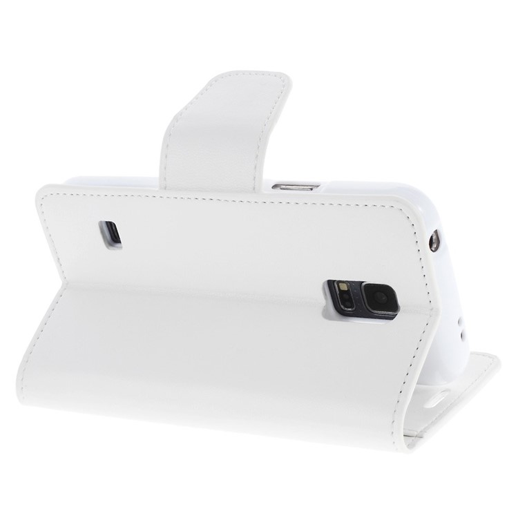 Mercury GOOSPERY Sonata Diary Wallet Leather Stand Cover for Samsung Galaxy S5 mini G800 - White-3