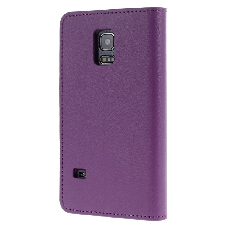 Mercury GOOSPERY Sonata Diary Leather Stand Case Accessory for Samsung Galaxy S5 mini G800 - Purple-2