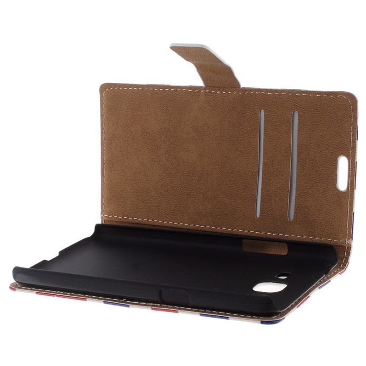 For Samsung Galaxy Grand Prime SM-G530H Folio Stand Leather Wallet Shell - Air Mail Pattern-5