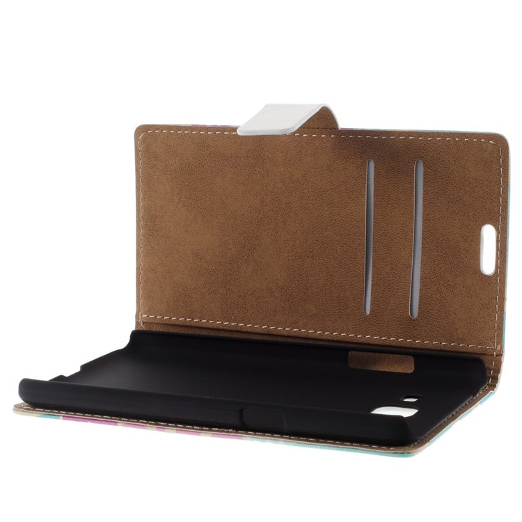 Magnetic Leather Wallet Cover Stand for Samsung Galaxy Grand Prime SM-G530H - LOVE Owl Couple-5