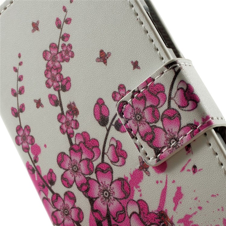 Plum Blossom Stand Leather Magnetic Case for Samsung Galaxy A3 SM-A300F-6